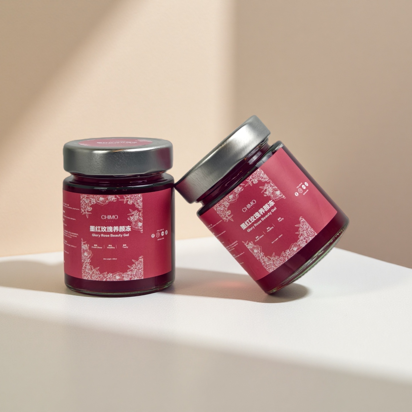 墨红玫瑰养颜冻｜Crimson Glory Rose Beauty Jelly