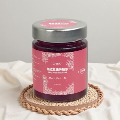 墨红玫瑰养颜冻｜Crimson Glory Rose Beauty Jelly
