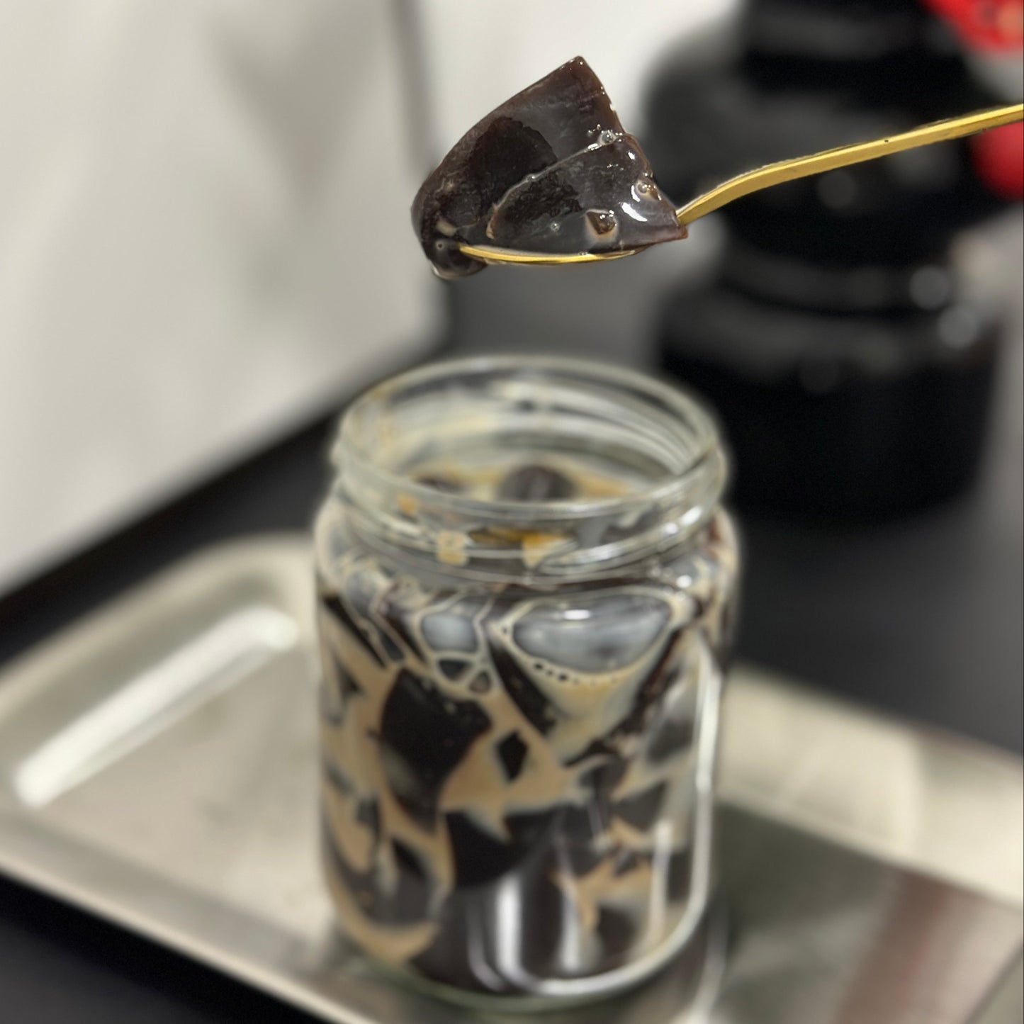 古法灵芝土茯苓龟苓膏｜Ganoderma Lucidum, Poria Cocos Tortoise jelly