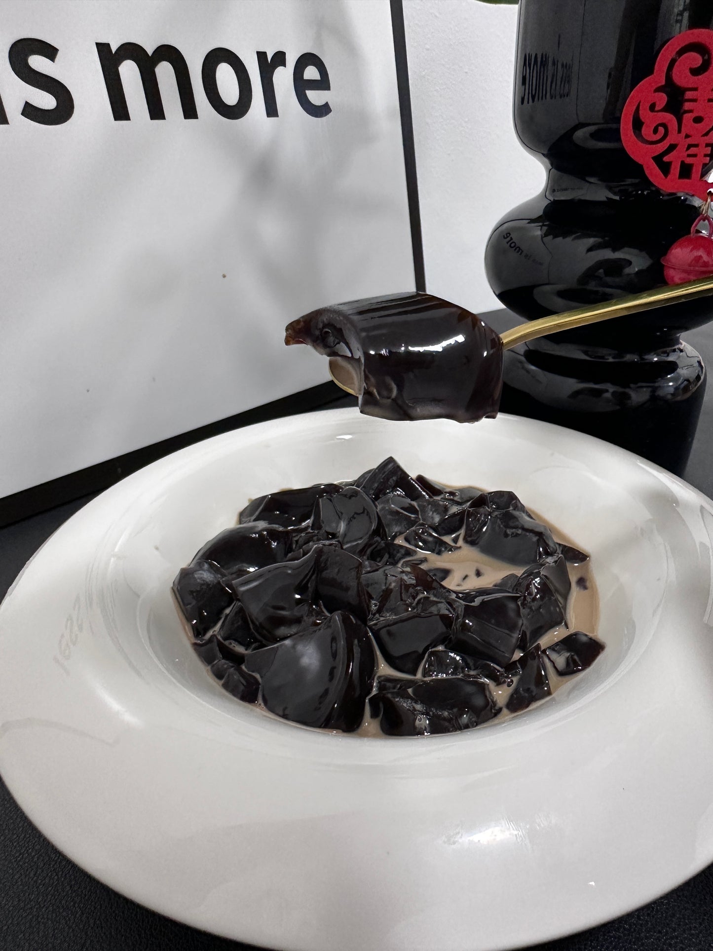 古法灵芝土茯苓龟苓膏｜Ganoderma Lucidum, Poria Cocos Tortoise jelly